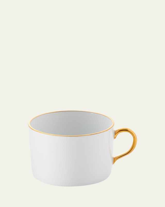22K Gold Rimmed Tea Cup